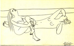 Akte In Tagträumerei — Pablo Picasso