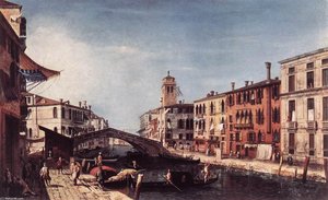 View Of The Rio Di Cannareggio — Michele Marieschi