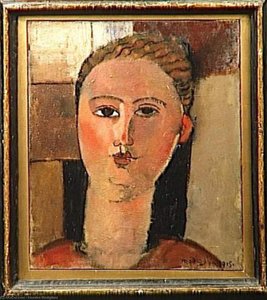 La Chica Rubio — Amedeo Modigliani, Expressionism