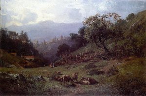 Pastoral Landscape — William Keith