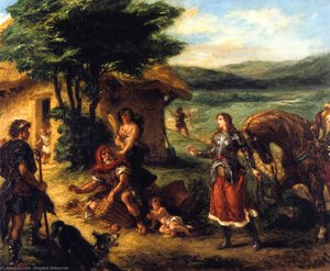 Erminia And The Shepherds — Eugène Delacroix