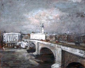 London Bridge — Jacques-émile Blanche, Impressionism