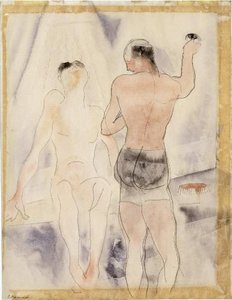 Two Figures. Turkish Bath — Charles Demuth