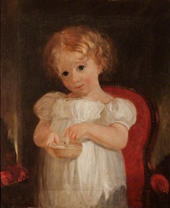 Frances Barbara Whitmore Jones (b.1828), Later Mrs Charles Dickins, As A Little Girl — Thomas Woodward