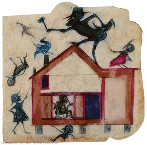 Untitled (exciting Event) — Bill Traylor