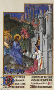 The Entry Into Jerusalem — Limbourg Brothers