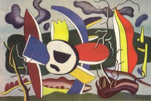Butterflies And Flowers — Fernand Léger