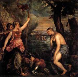 Spanien Hilft Der Religion — Tizian, Barock-renaissance