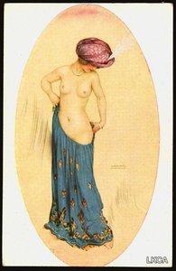 Princess Riquette — Raphael Kirchner, Art Nouveau