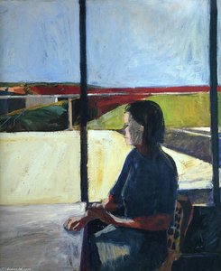 Woman In Profile — Richard Diebenkorn