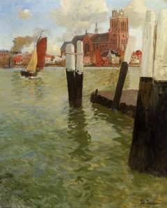 The Pier, Dordrecht — Frits Thaulow