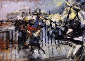 The Pont Des Saints-pères — Giovanni Boldini, Impressionistic Realism