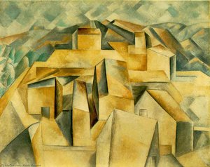 Houses On The Hill — Pablo Picasso, Cubism