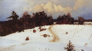 Winter Landscape. Behovo. — Vasily Dmitrievich Polenov