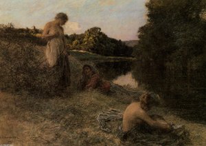 Les Grandes Baigneuses — Léon Augustin L'hermitte