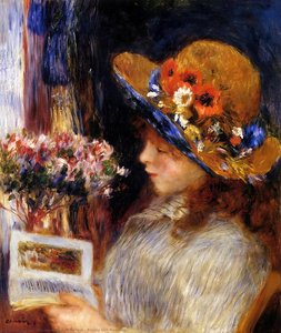 Young Girl Reading — Pierre-auguste Renoir, Impressionism
