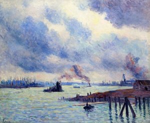 The Port Of Rotterdam — Maximilien Luce