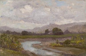Stream By The Pasture — Theodore Clement Steele