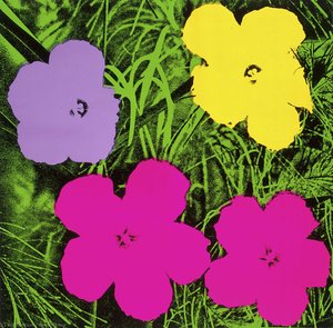 Flores — Andy Warhol, Pop Art