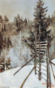 A Winter Landscape — Akseli Gallen-kallela