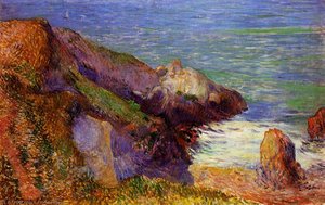 Rocks On The Breton Coast — Евгејн Жорж Паул Гаугин, Post-impressionism