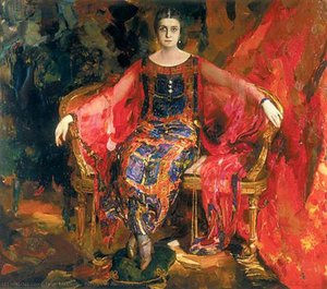 Portrait Of Alexandra Balashova — Filipp Andreevich Malyavin