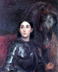 Portrait Of Juliet Tittoni In Armour — Karl Pavlovich Bryullov