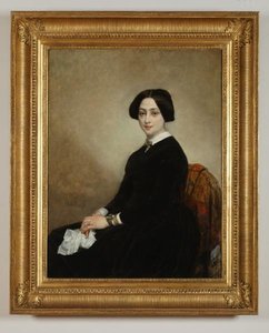 Portrait De La Baronne Marie Marguerite D'astier De La Vigerie, Née Chaussée — Thomas Couture