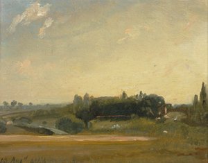 View Towards The Rectory, East Bergholt — John Constable, Romanticism