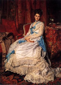 Portrait Of Marquesa De Manzanedo — Jean-louis Ernest Meissonier