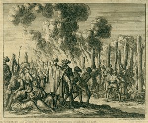 Burning Of About 80 Waldensians, Strasbourg, Ad 1215 — Jan Luyken