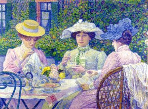 Summer Afternoon (also Known As Apres-midi D'ete) — Theo Van Rysselberghe, Post-impressionism