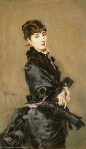 Portrait Of Cecilia De Madrazo Fortuny — Giovanni Boldini, Impressionism
