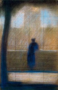 Man At A Parapet — Georges Seurat, Impressionistic Precision