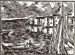 The Harbor At Martigues — Maurice De Vlaminck
