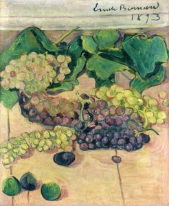 Still Life With Grapes — Émile Bernard