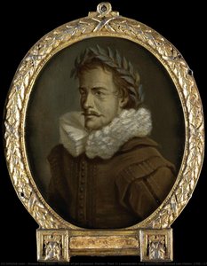 Portrait Of Jan Janszoon Starter, Poet In Leeuwarden And Amsterdam, Arnoud Van Halen, 1700 - 1732 — Arnoud Van Halen