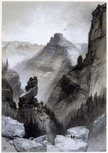 The Grand Canyon: Head Of The Old Hance Trail — Thomas Moran
