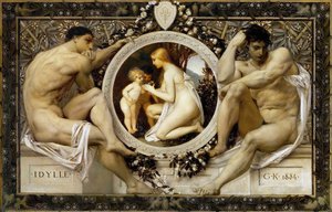 Idylle — Gustav Klimt, Art Nouveau