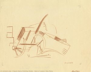 Back Of Lewers, Emu Plains — Francis Henry Critchley Hinder, Abstract Expressionism