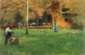 The Old Barn — George Innes
