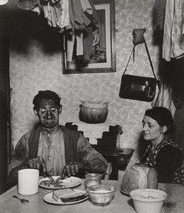 Northumbrian Miner at His Evening Meal