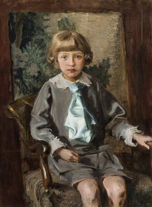 Portrait Of Iwo Łomiński As A Child — Teodor Axentowicz