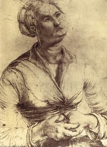 Woman Looking Up — Matthias Grünewald