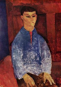 Portrait Of The Painter Moise Kisling — Amedeo Clemente Modigliani