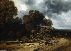 A Landscape With Fallen Trees — Georges Michel
