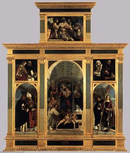 Recanati Polyptych — Lorenzo Lotto, Venetian Renaissance