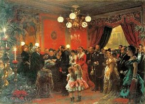 Taufe In Meinem Hause — Anton Von Werner
