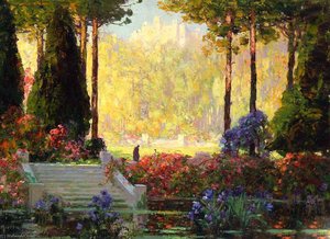 The Garden Of The Castle — Thomas Edwin Mostyn