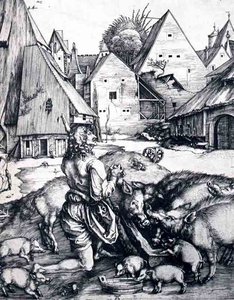 The Prodigal Son, Berlin Smpk — Albrecht Dürer, Northern Renaissance